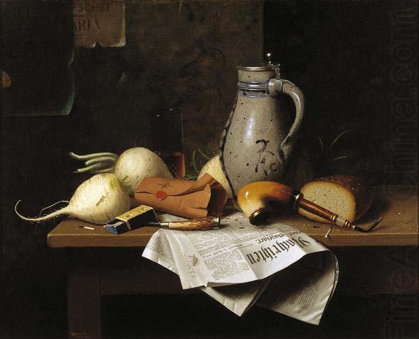 William Michael Harnett Munich Still Life china oil painting image